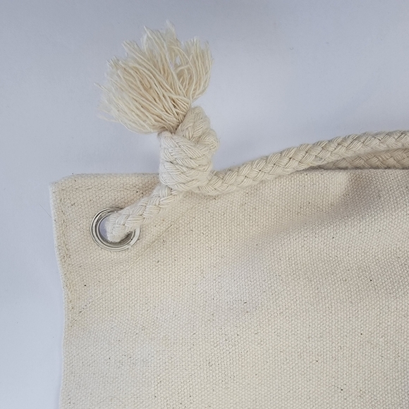 Toms Shoes Canvas Drawstring Backpack Tote Tomorrow Is Your Canvas - Picture 2 of 7